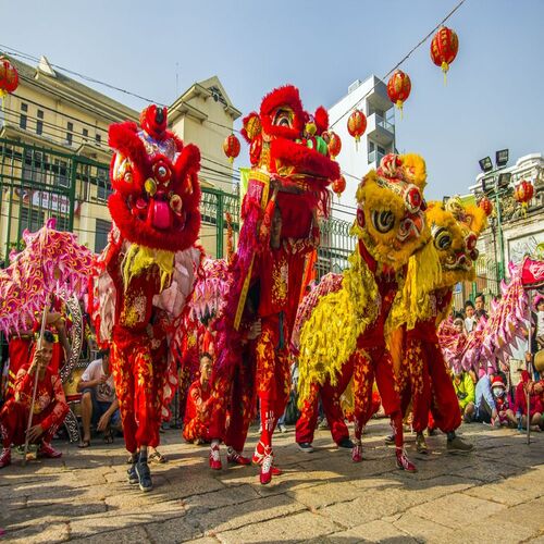 Lunar New Year Dragon Dance